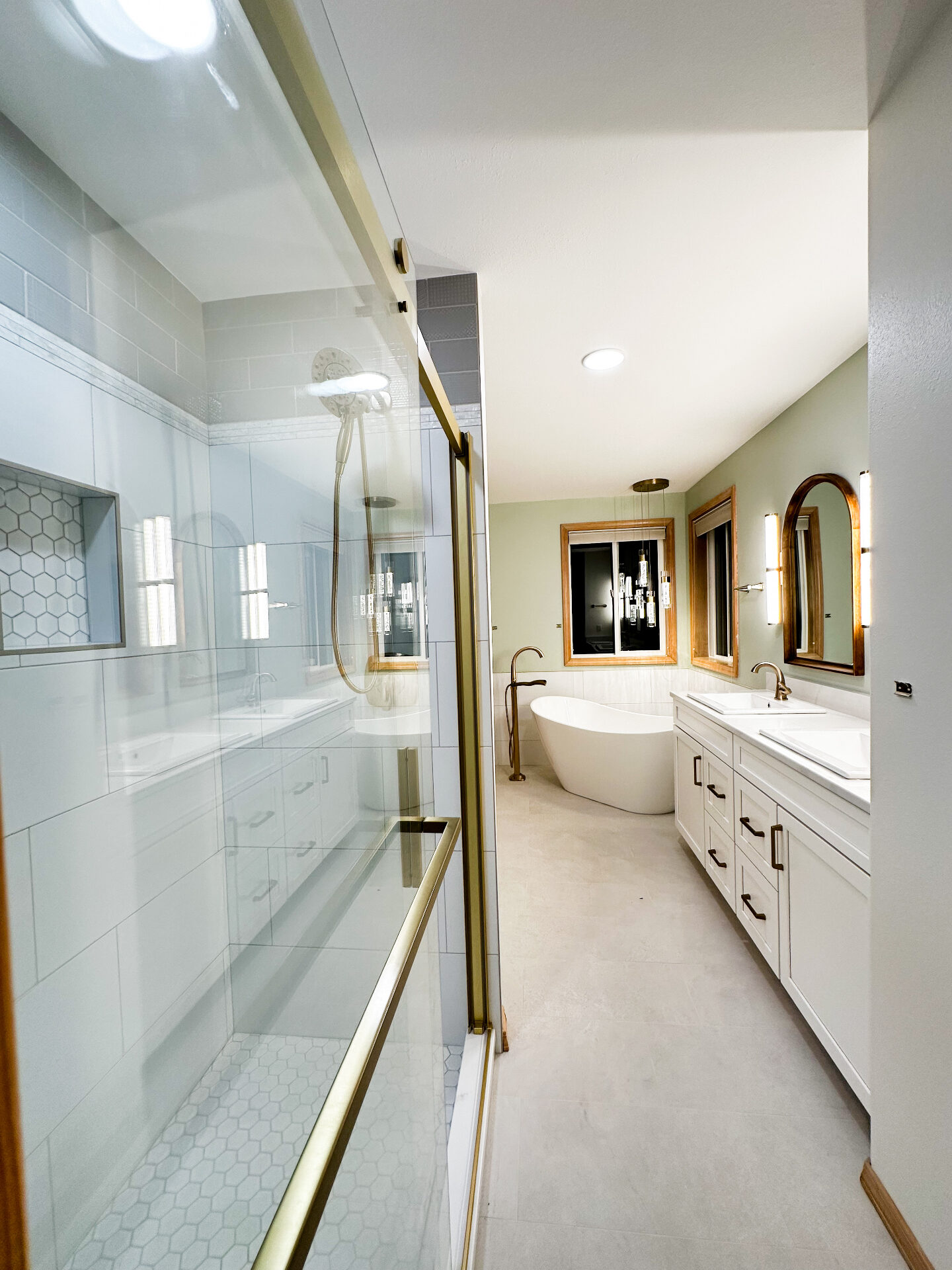Walk-In Glass Shower Suite — Shower Addition project by JVB Contractors