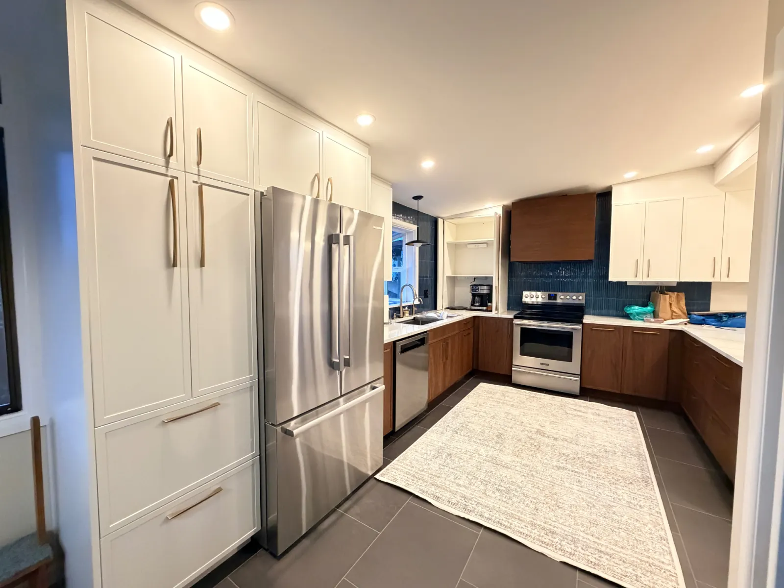 Custom kitchen remodel by JVB Contractors
